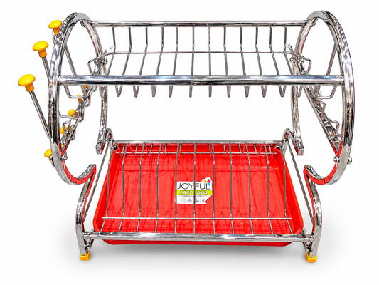 Priya SS Omega NX Plate Stand - Heavy Duty Dish Drying Rack