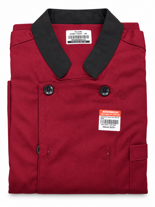 UM Chef Coat CFC 018 Size 36 - Professional Soft Unisex Uniform
