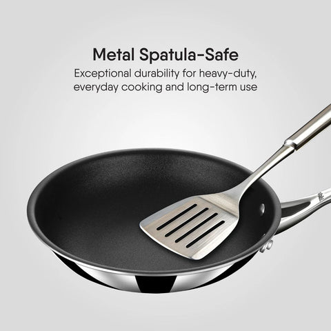 STAHL 4424 ARTISAN FRYING PAN 24CM W/LID