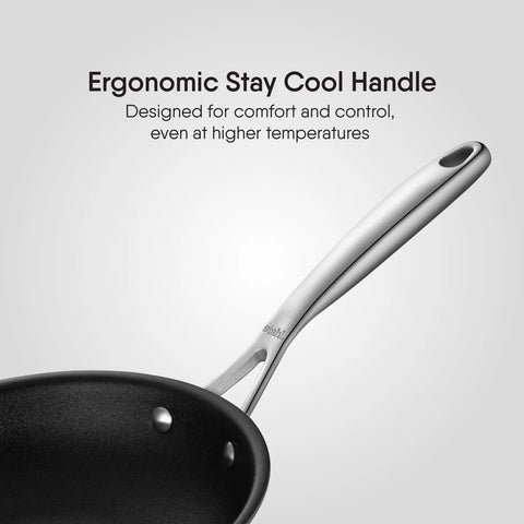 STAHL 4424 ARTISAN FRYING PAN 24CM W/LID