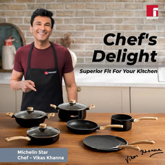 Bergner Bellini Plus Tawa 26x1.5 cm – Non-Stick Flat Pan for Cooking