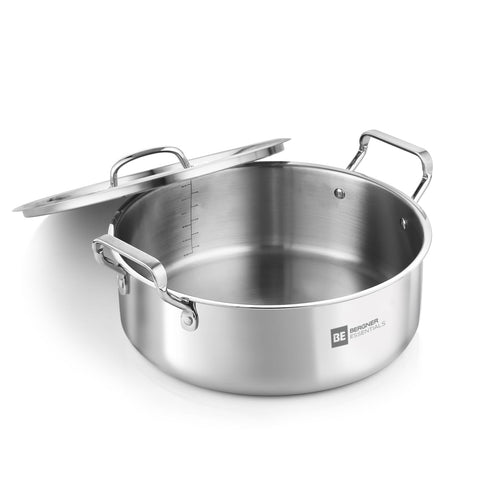 Bergner BGIN-6259 Esse Avadh Biryani Pot 28cm – Triply Cookware