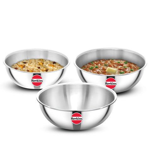 HAW. TRIPLY SS METRO KADAI 1.5L,2L,2.5L (TASLA) KGP 2024 24STGP