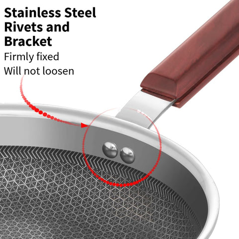 HAW.22CM SHIELDED NONSTICK TRI-PLY SS FRY PAN NSF22