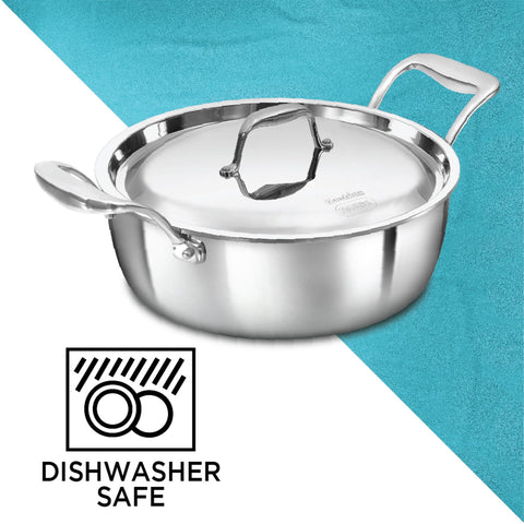 HAW.PRO TRI-PLY SS COOK N SERVE 3L W/SS LID PSC30S