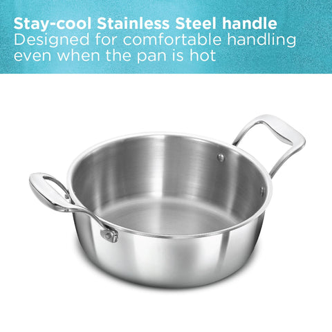 HAW.PRO TRI-PLY SS COOK N SERVE 3L W/SS LID PSC30S