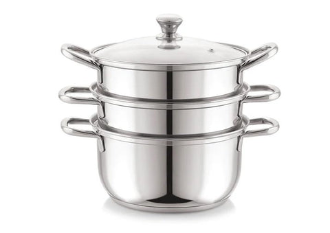 SONU 3TSTM-18 3TIER STEAMER-18CM