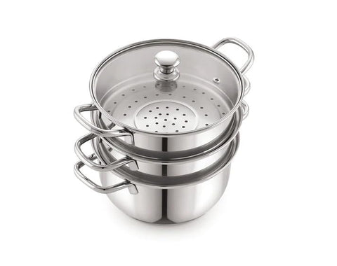 SONU 3TSTM-18 3TIER STEAMER-18CM