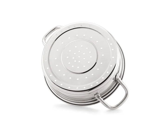 Sonu 3-Tier Steamer 18cm – Stainless Steel Stackable Cooking Pot