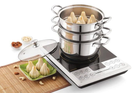 SONU 3TSTM-18 3TIER STEAMER-18CM