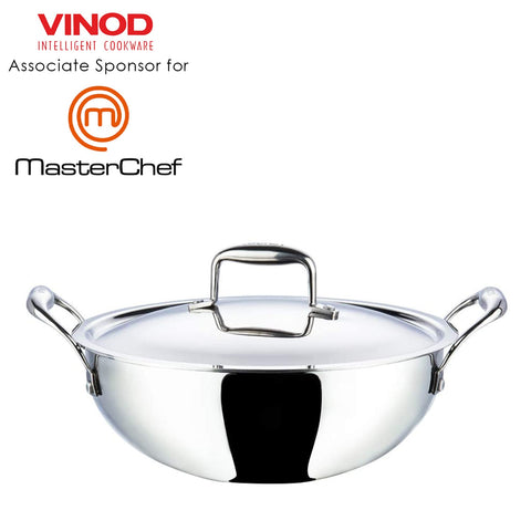 VINOD EDPXTK28 PLATINUM X DEEP KADAI WL 4.8L 28CM