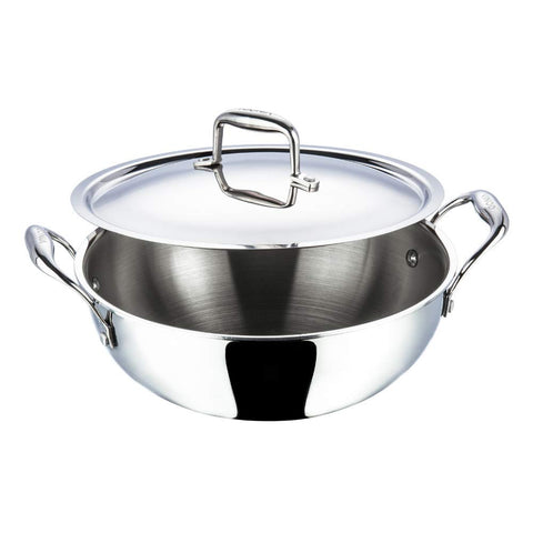 VINOD EDPXTK28 PLATINUM X DEEP KADAI WL 4.8L 28CM