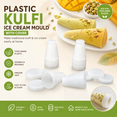 National Plastic Kulfi Mould No. 2 – Reusable Ice Cream/Kulfi Maker
