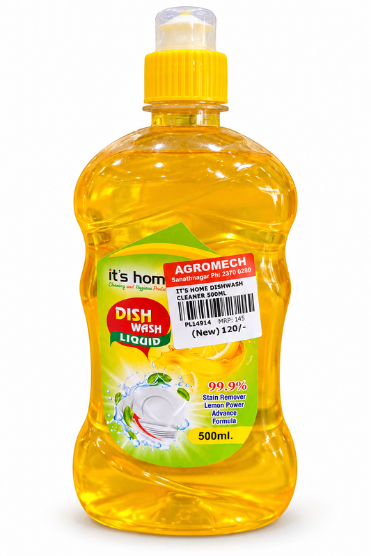 It's Home Dishwash Cleaner Gel 500ml - Utensil Cleaner Liquid