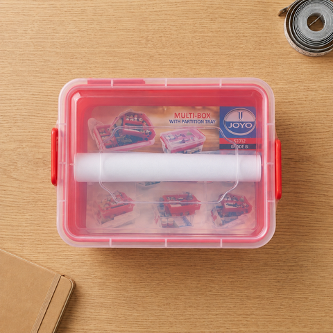 Joyo Multi Box 302 (3 Ltr) with Partition – Plastic Storage Container (4612)