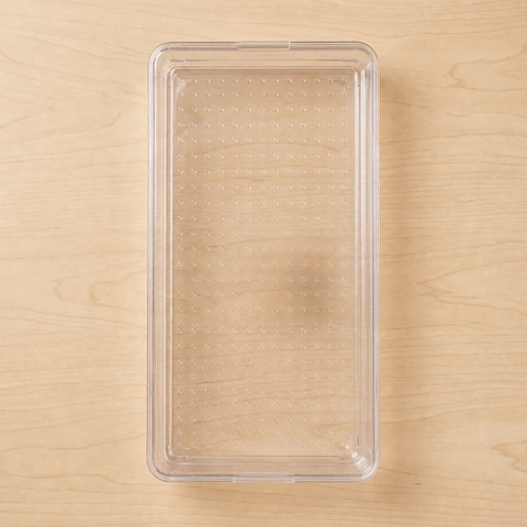 VD V906 Big Tray with Lid – Large Plastic Storage Tray for Kitchen & Home