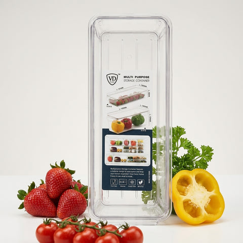 VD V916 Tray with Lid – Multipurpose Plastic Storage Tray with Cover