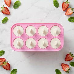 Sonal Kulfi Tutti Frutti Mould – 8 Cavities Plastic Kulfi Maker