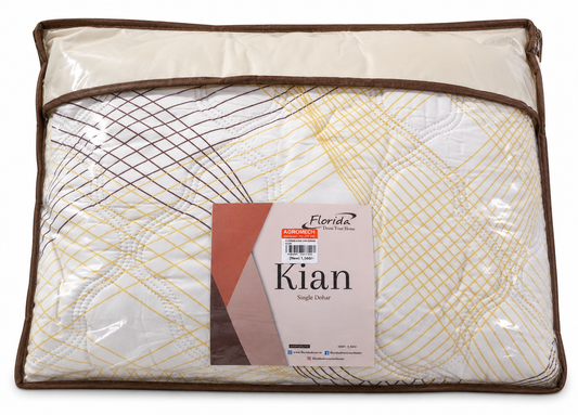 Florida Kian Cotton Single Bed Dohar Pair - Soft Blanket Set