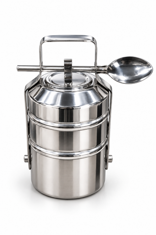 MINI TIFFIN CARRIER HEAVY WITH SPOON