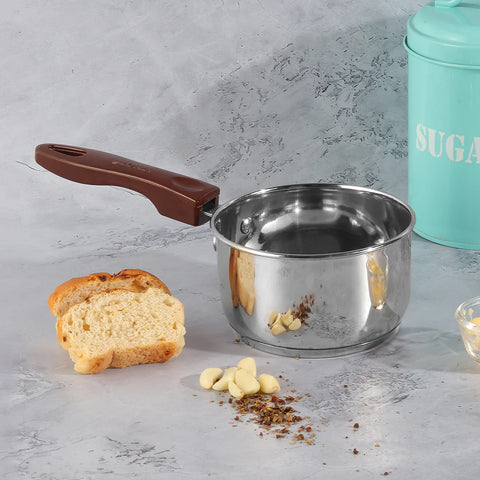 Vinod Stainless Steel Regular Saucepan - Induction Friendly Tea Pan