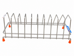 PW SS Plate Stand No.10 - Heavy Duty Dish Drying Rack Stand