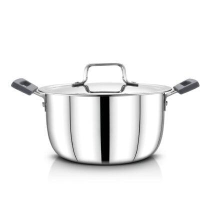 Silicon SS Laser Salsa Pot 18CM