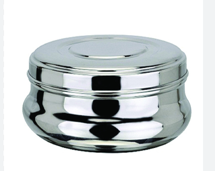 Sorabh Golden GD-7 Poori Dabba – Mirror Finish Stainless Steel Food Storage Container