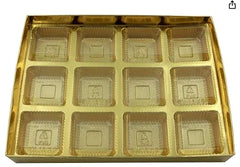 Global Steelo Purre 12 Rectangular Sweet Box – Premium Stainless Steel Container for Sweets & Dry Fruits
