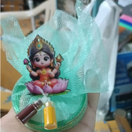 Sri Rudra Traditional Bangles and Pure Kumkum Set for Pooja Rituals
