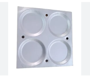 SUN Aluminum Thattu Idli Plate 4 Pit | 12x12 Inch South Indian Maker