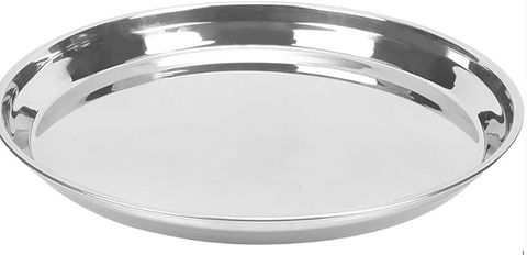 Semora Stainless Steel Konika Plate - Premium Quality Dinner Plate