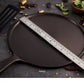 Aarogyam 10" Pre-seasoned Cast Iron Long Handle Tawa, Naturally Nonstick, Induction Friendly