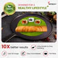 Aarogyam 10" Pre-seasoned Cast Iron Long Handle Tawa, Naturally Nonstick, Induction Friendly