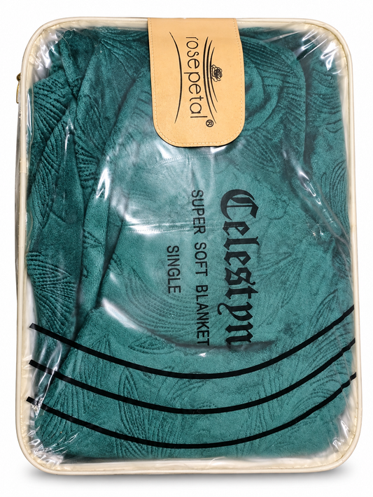PI Corscia Celestin 625 Double Bedsheet - Soft Printed Bed Cover