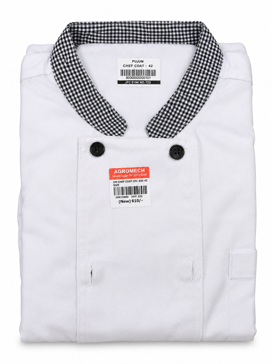 UM Chef Coat CFC 020 Size 42 - Professional Soft Unisex Uniform