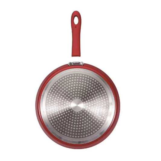 Bergner Bellini Plus 28cm Red Non Stick Aluminium Tawa, BG-31251-RD