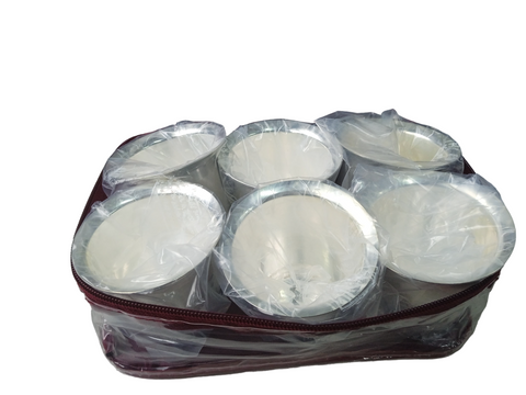 Silver  Plated Water Glass Dinning Table Serveware & Drinkware I Set of 6 I Silver Coated