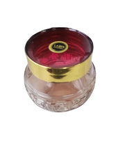Richcraft Valentina Glass Jar Set with Lids | 2-Piece Transparent Storage Containers for Kitchen & Home