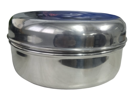 Stainless Steel Katordan, Poori Dabba, Chapati Pot Idli Box Canister | Stainless Steel Multipurpose Lunch Box/Dabba Food Storage Container Box