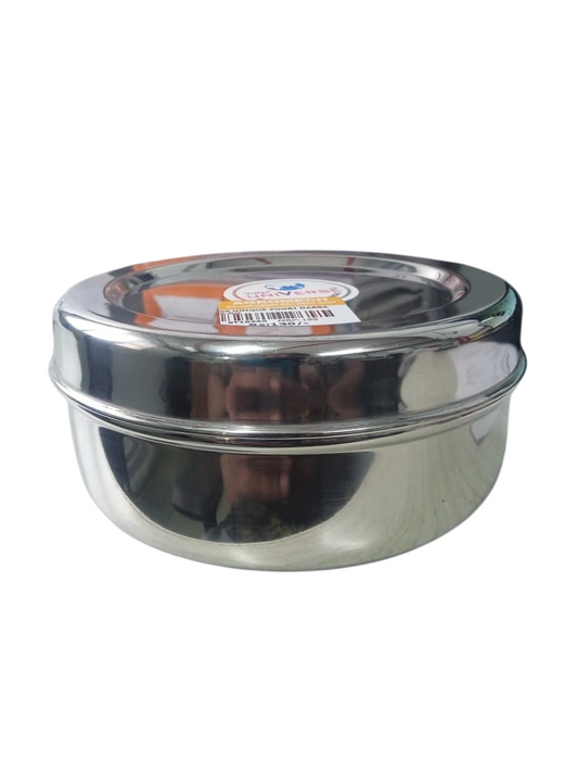 Stainless Steel Katordan, Poori Dabba, Chapati Pot Idli Box Canister | Stainless Steel Multipurpose Lunch Box/Dabba Food Storage Container