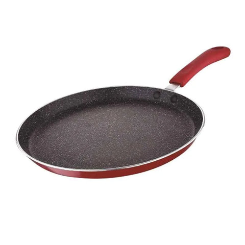 Bergner Bellini Plus 28cm Red Non Stick Aluminium Tawa, BG-31251-RD