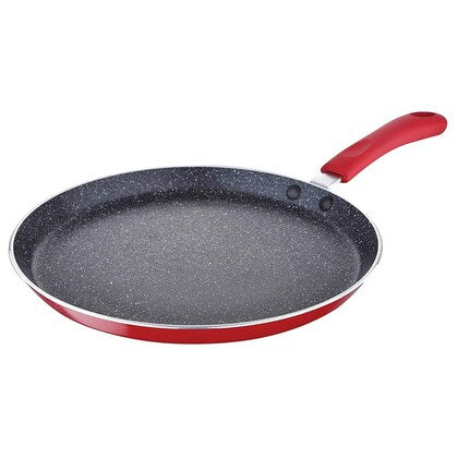 Bergner Bellini Plus 30cm Red Non Stick Aluminium Tawa, BG-31252-RD