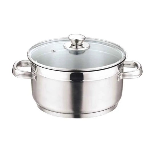 Vinod 4 Litre Induction Friendly Two Tone Saucepot with Lid, 3422