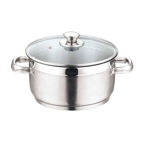 Vinod 4 Litre Induction Friendly Two Tone Saucepot with Lid, 3422