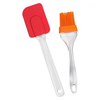 Silicon Spatula & Brush