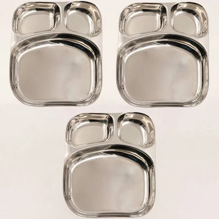 SS TIFFIN PLATE