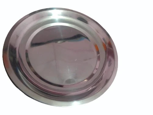 SS Jyoti Laser Plate/Bowl L/W – Durable Stainless Steel Dinnerware with Elegant Laser Finish
