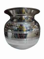 Stainless Steel Water Storage Lota | Kalash | Chambu | Tumbler – Durable Pooja Vessel for Pongal, Marriage & Karvachauth