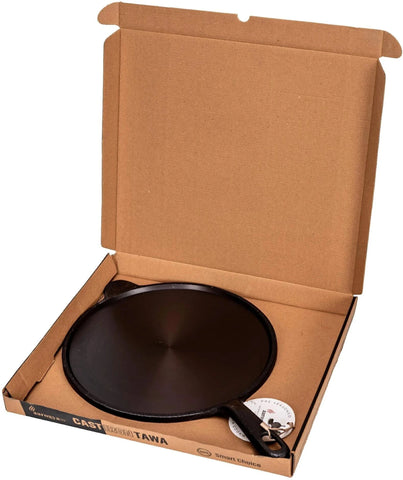 Aarogyam Cast Iron LONG HANDLE TAWA 11 Inch